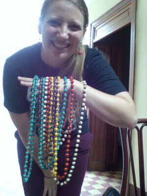 ImPerfect Life Project necklaces and volunteer