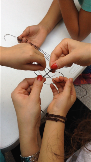 ImPerfect Life Project team making jewelry