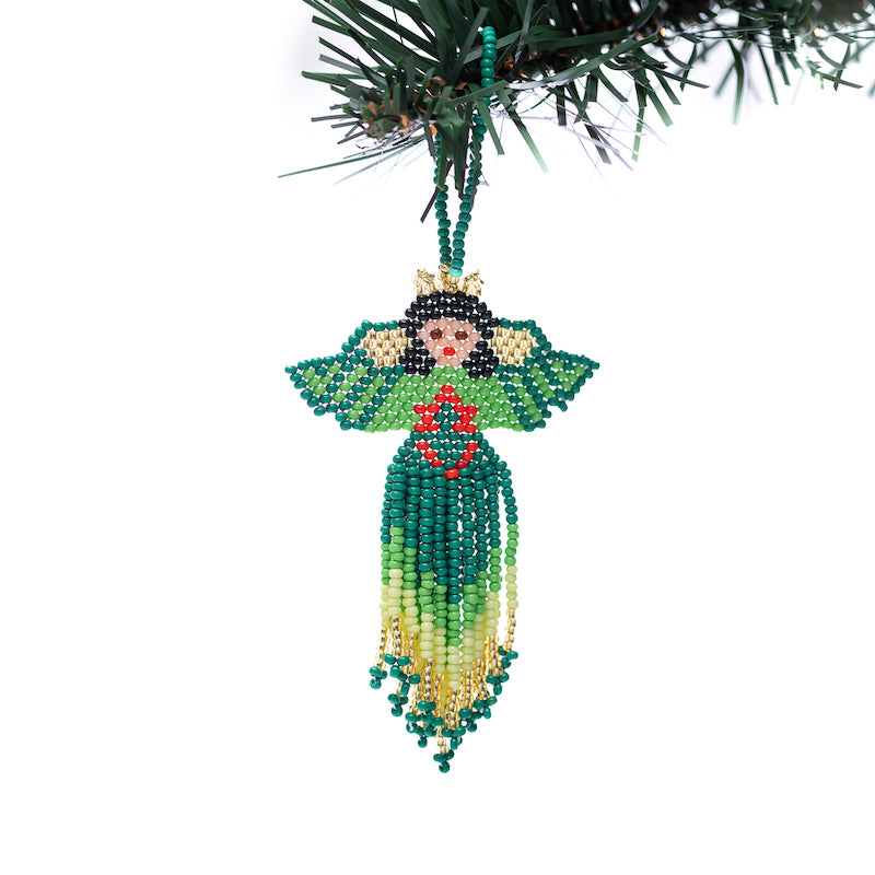 Angel Ornament, Green