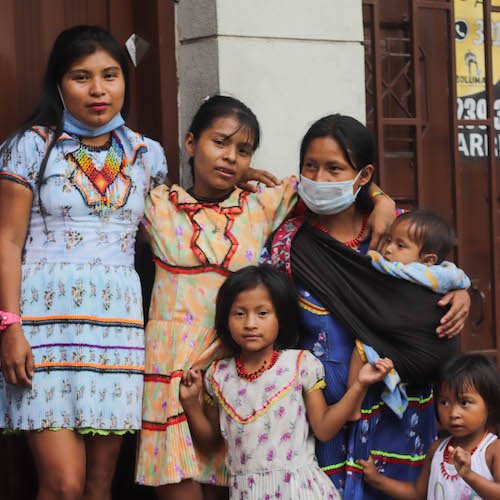Embera Indigenous women in Medellín