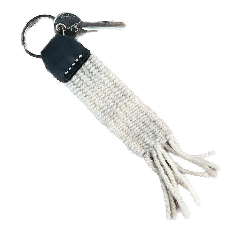 Woven/Leather Keychain