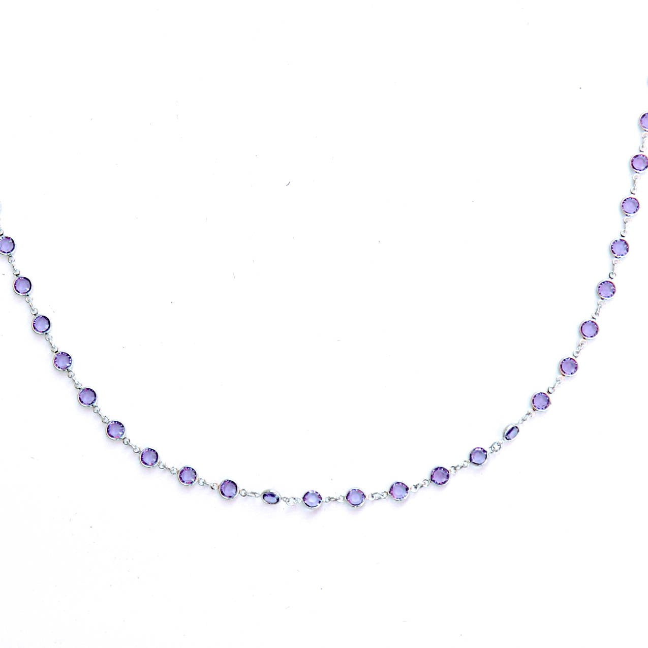 Chanelle Necklace, Dark Purple